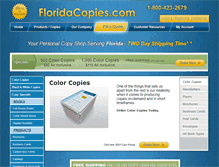 Tablet Screenshot of floridacopies.com